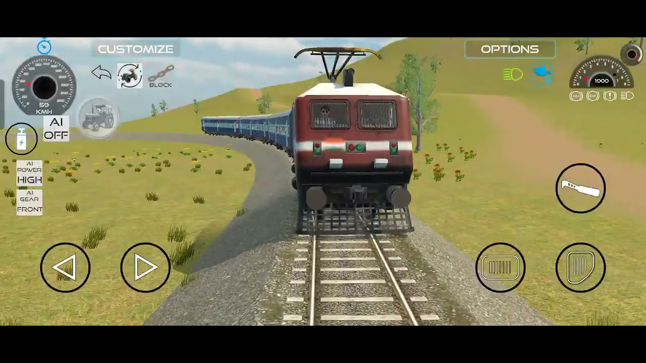 In train 🚂 bulley tochan 