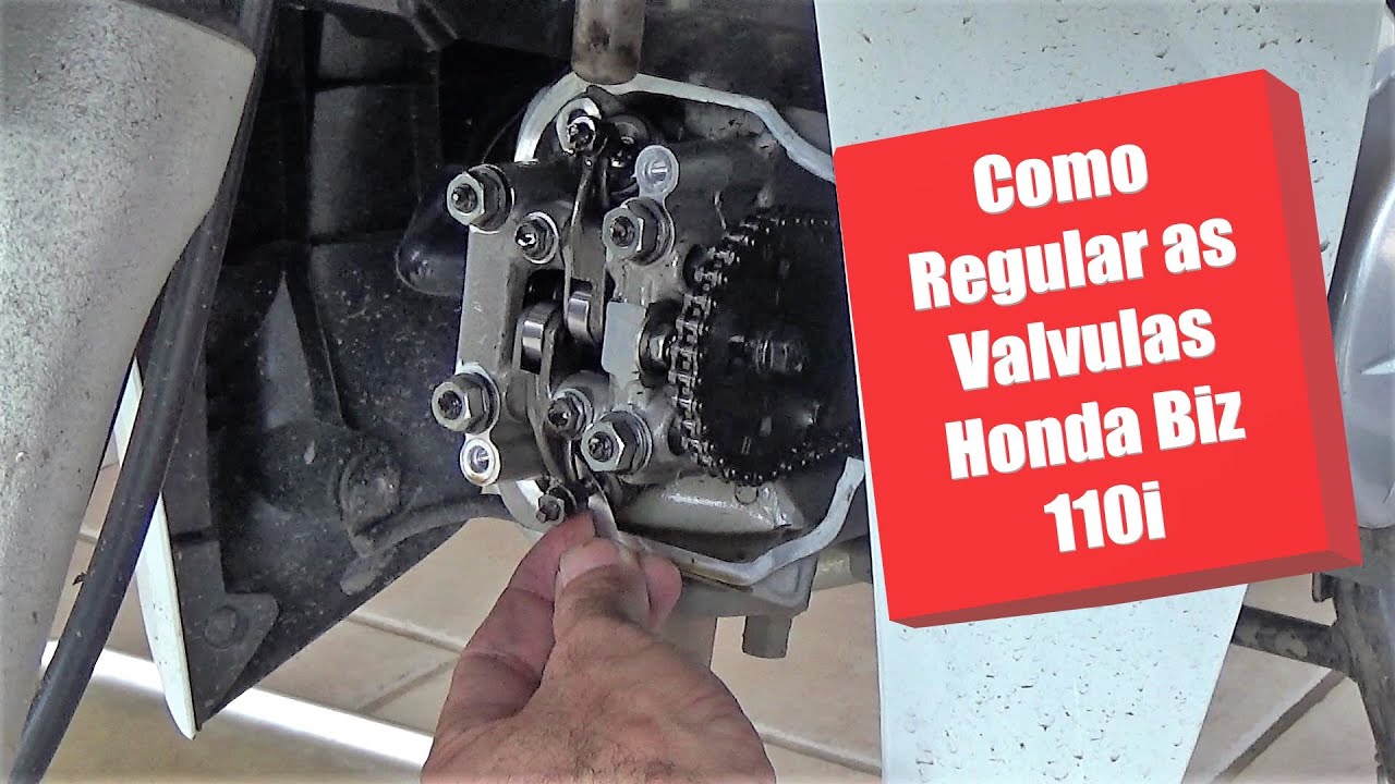 Como regular as válvulas da Honda Biz 110i