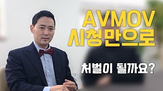 Avmov 시청만으로도 처벌 되나요? 형사전문변호사가 알려드립니다. 조사 시청