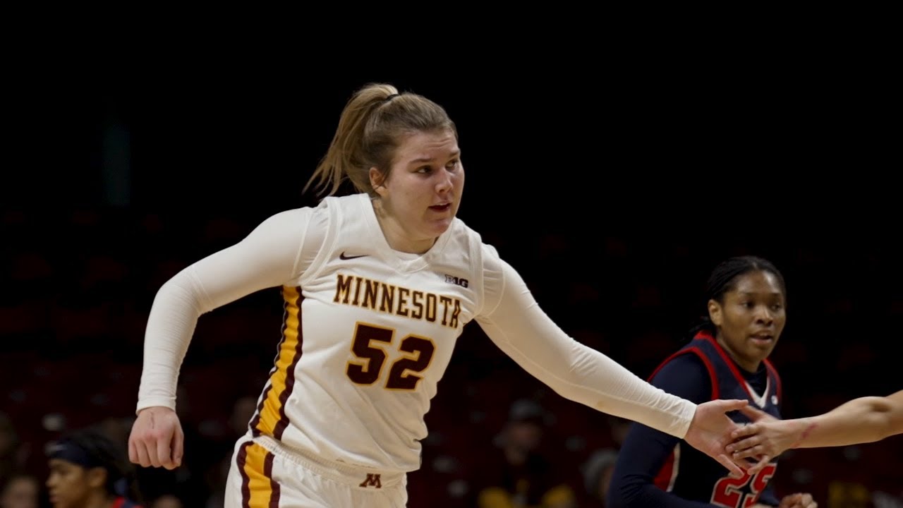 Cinematic Recap Gopher Women's Basketball Tops Stony Brook YouTube
