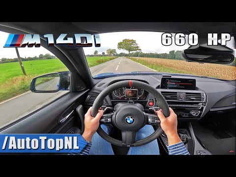 660HP BMW M140i xdrive *HUGE TURBO* POV Test Drive by AutoTopNL
