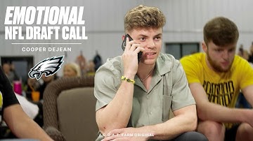 The Moment The Eagles Drafted Cooper DeJean 🥹