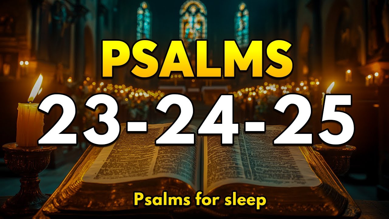 Psalm 23, Psalm 24, and Psalm 25 (Psalms for sleep)(Powerful Psalms)