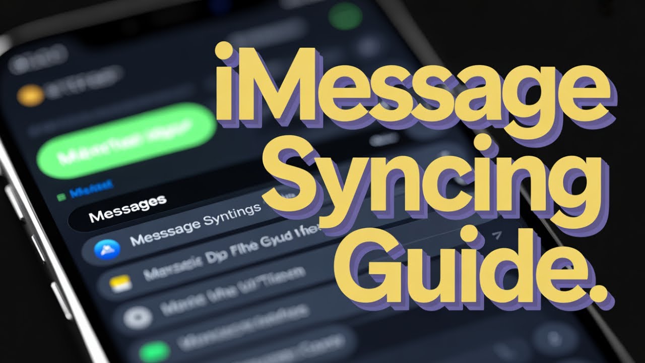 How To Fix the ‘iMessage Syncing Paused’ Error on iPhone - YouTube