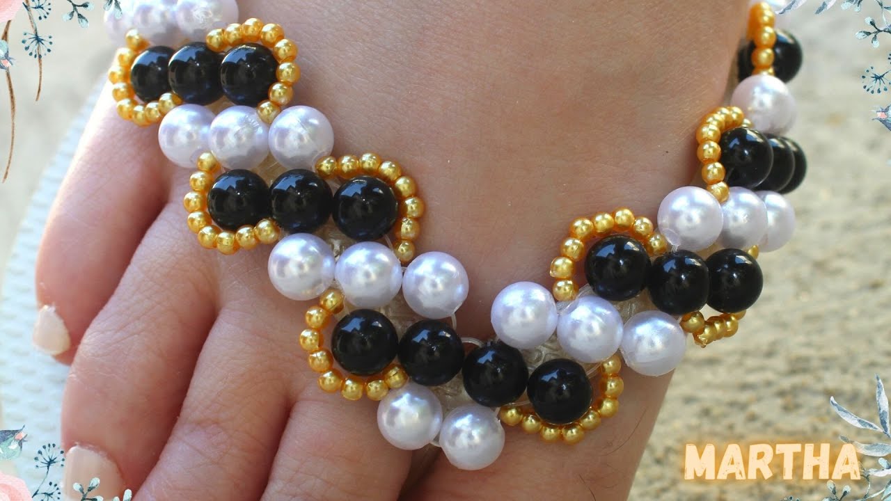 Chinelo decorado: Manta de pérolas nível iniciante (Alta lucratividade💲💲💲)