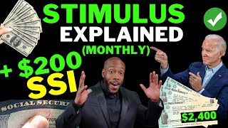 CONFIRMED! $200 SSI & SSDI SS SSA Veterans! [$1400 THIRD STIMULUS CHECK UPDATE] Stimulus Package