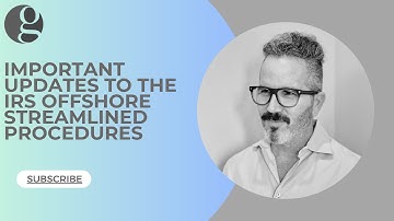 New Streamlined Filing Compliance Procedures 2023/2024 Update (SFCP) -    Golding and Golding