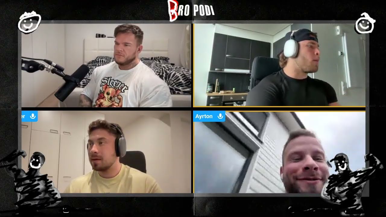 BRO PODI #25 - AYRTONIN RUOKANIKSIT - Ayrton Kalek, Elmer Stucki, Niclas Pitkänen & Nuutti Kurola