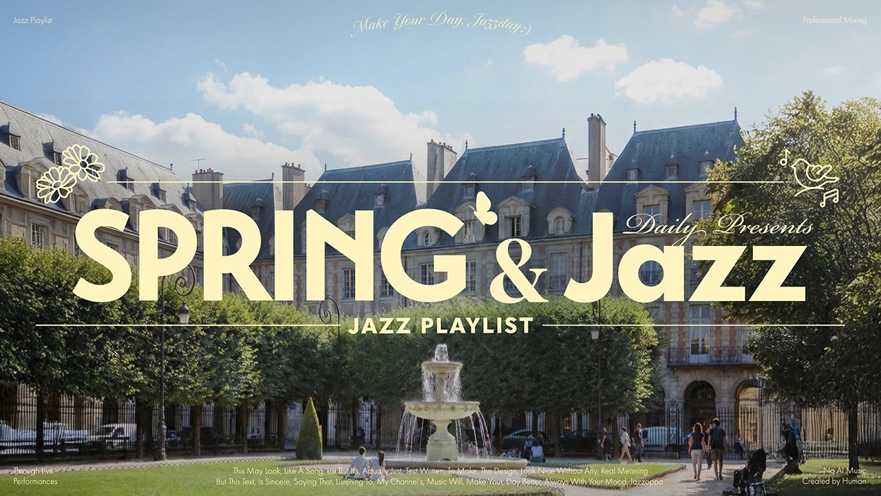 𝗣𝗹𝗮𝘆𝗹𝗶𝘀𝘁 | The breeze feels warmer lately...☁️, Jazz anticipating the coming spring ⛲ | #NoAImusic