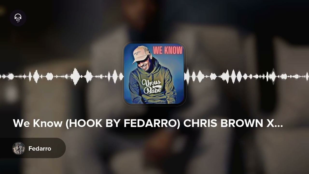 We Know  - Chris Brown x Ty Dolla Sign Type beat w/ Hook by Fedarro