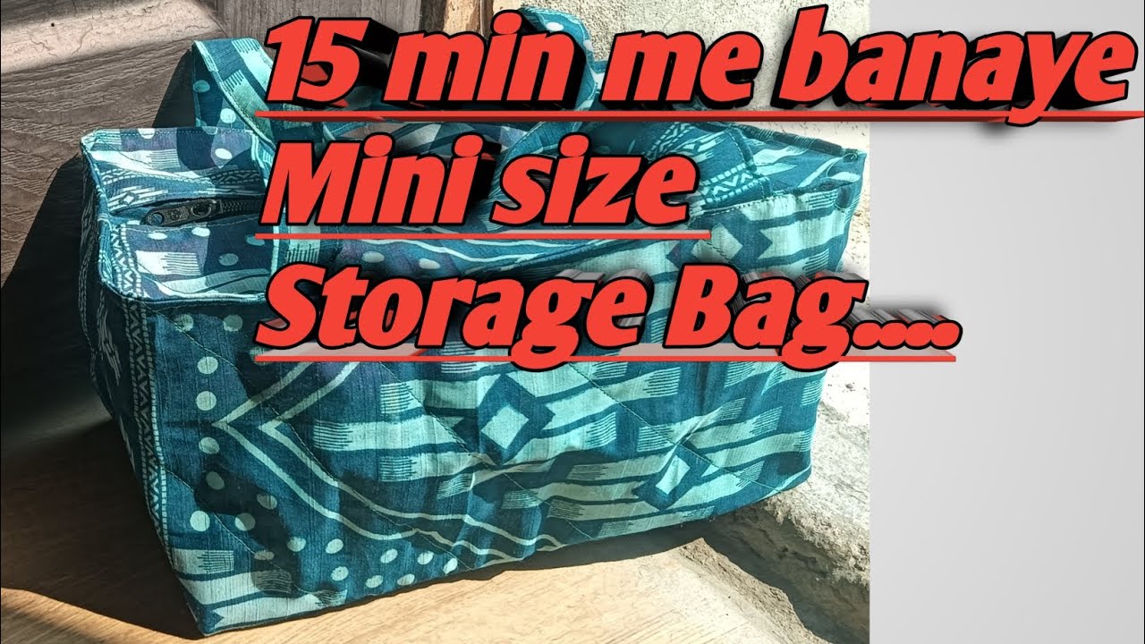 15 min me banaye mini storage Bag....
