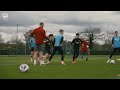 INSIDE TRAINING | Limbering up for Luton Town | Goals, crazy skills, rondos and more! | PL