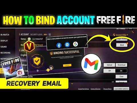 How To Bind Account In Free Fire 💯| Free Fire Recovery Email || FF Recovery Email
