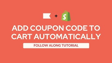 How To Automatically Apply Shopify Coupons To Cart | Klaviyo Email Tutorial