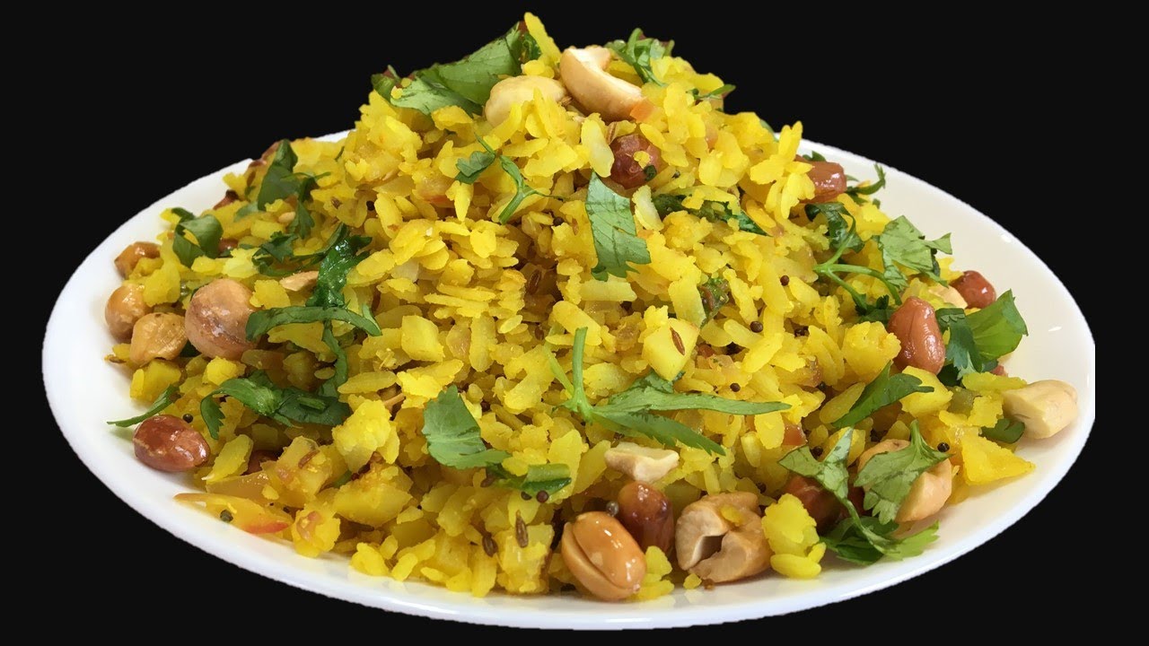 Poha Recipe Quick and Easy Aloo Poha Gujarati/Maharashtrian Style