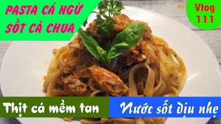 Fettuccine with tuna in oil & tomato sauce - A delicious blend of delicious sauce and soft fish meat screenshot 4