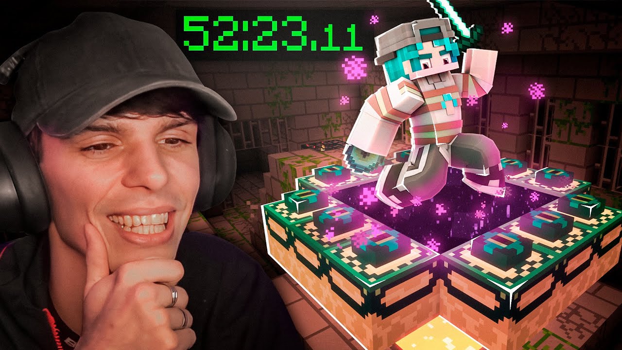 MI PRIMER SPEEDRUN DE MINECRAFT