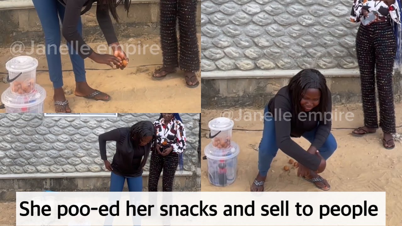 Young lady poo-ed puff-puff live on camera after I paid her 1 million naira for her secret recipe