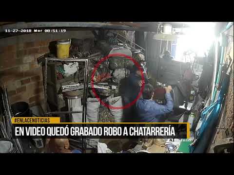 En video quedó grabado robo a chatarrería en Barrancabermeja