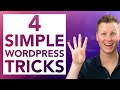 4 wordpress tips that will make your life easier