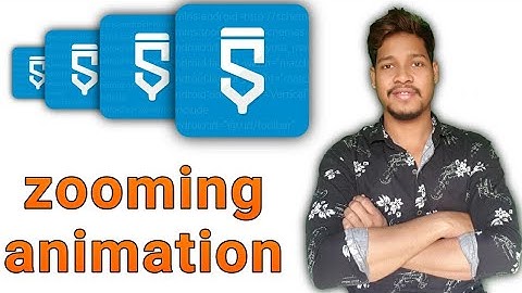 Animation custom zoom effect activity in sketchware /Aauraparti