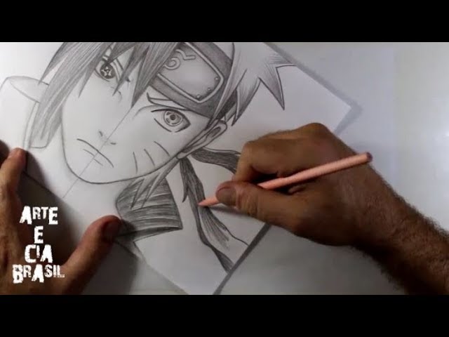 Como Desenhar o Naruto / Sasuke - Aprenda ( Passo a Passo) Naruto