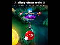 Zilong refuses to die 🔥☠️ #zilong #mobilelegends #mlbb #shorts #edit #fredrinn #mlbbmoments #viral