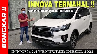 Bongkar !! Toyota New Kijang Innova 2.4 Venturer Diesel 2022 || Review Exterior & Interior Terbaru
