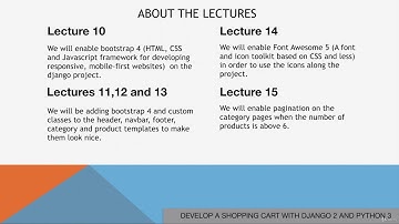 Develop a Shopping Cart Website with Django 2 and Python 3 : Introduction