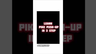 🔥 Pike Push-Up Tutorial! 💪 #calisthenics #workout #fitness #homeworkout