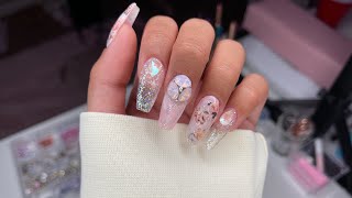 angel nails | using from the nail products!