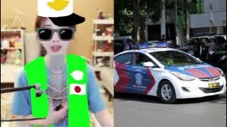 DJ Jomblo Happy Gamma 1 Herjuana Feng Timo Japanese VS Police Sedan Car Breakbeat Full Bass