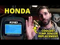 How to Fix Honda Code P2183 - Engine Coolant Temperature (ECT) Sensor  Acura 2001-2011 Civic Accord