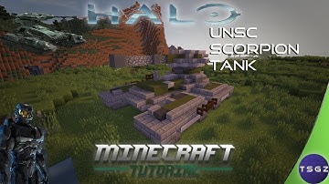UNSC Scorpion tank | Minecraft Halo tutorial