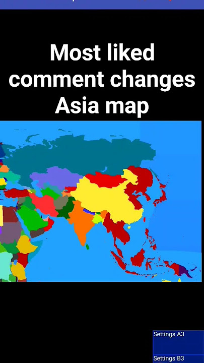 Most liked comment changes Asia map #phonk #music #beats #remix #dnb #history #mapchart #musicgenre