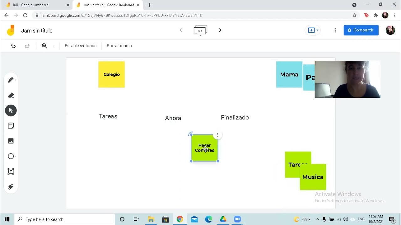 Agenda Diaria en Jamboard (metodología Kanban) YouTube