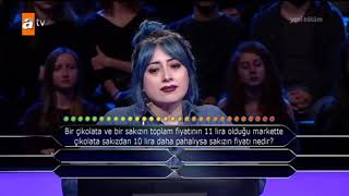 KİM MİLYONER OLMAK İSTER BEYİN YAKAN MATEMATİK SORUSU screenshot 3