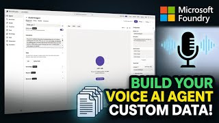 How to Build an AI Voice Agent in Microsoft Foundry with Custom Knowledge Base (Preview)