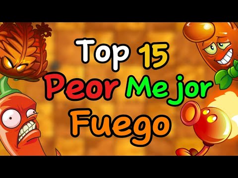 Top De La Peor A La Mejor PLANTA De FUEGO 🔥 | Plantas Vs Zombies 2 ...
