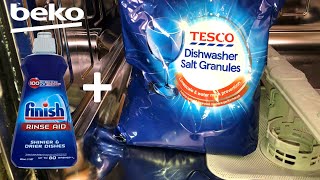 How to add salt to Beko Dishwasher to prevent Limescale build up 