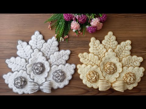 ✅️🍀Çeyizlerin Vazgeçilmez Modeli ✅️🍀Lifzade Royal Yaprak Lif Modeli ✅️🍀Crochet Pattern