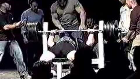 Scot Mendelson 715 Raw Bench Press World Record