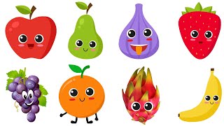 Fruits Name in English with Spelling | ABC Fruits Name | Preschool Learning Videos screenshot 2