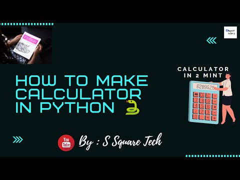 How to create simple calculator in Python || Calulator in 2 minutes ...