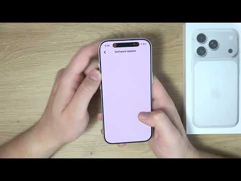 איך לעדכן את ה-iOS ב-iPhone 18 Pro Max