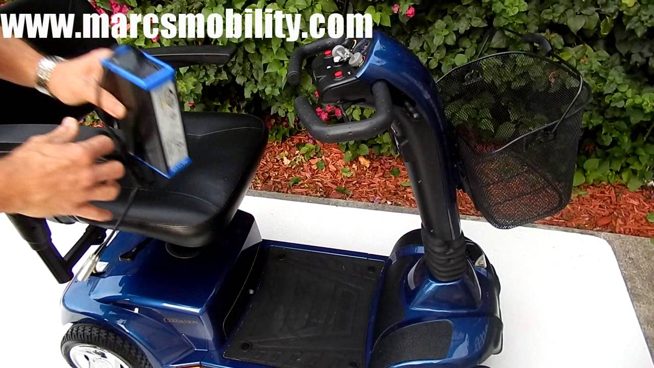 Golden Companion 4 Wheel Scooter by Marc's Mobility - YouTube