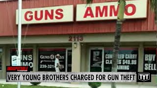 11 and 14-Year-Old Brothers Charged With Theft After Stealing 22 Guns