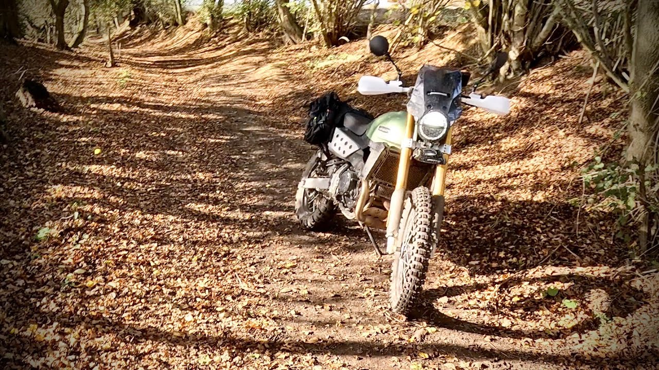 L is for Legend.   TRF Green Road Map, Great Bardfield loop. Fantic Caballero Rally 2025 4K