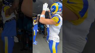Puka, Davante & Tutu gettin’ game ready 😤 #rams #nfl #shorts