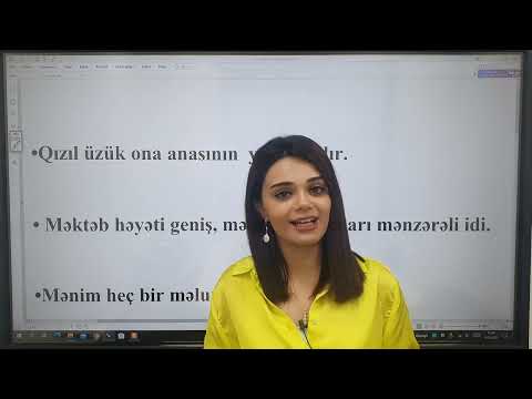 Azərbaycan dili I Sintaktik təhlil I Əsas məqamlar I Fidan İsgəndərova